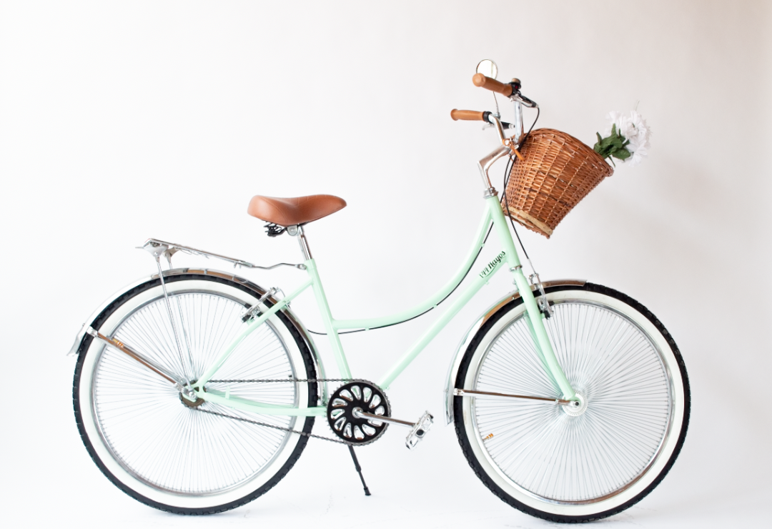 Mint green vintage bike discount