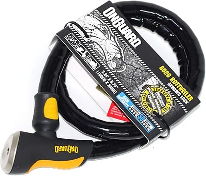 El OnGuard 8026 - Rottweiler Armored Cable Lock