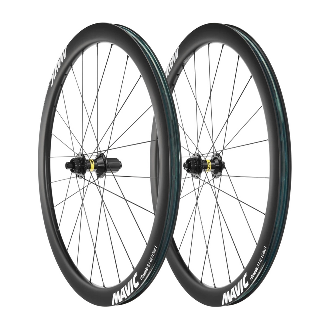 Rueda Armada MAVIC COSMIC S 42 Delantero/Trasero Carbon Disco CL700 12x100-142 HG-R