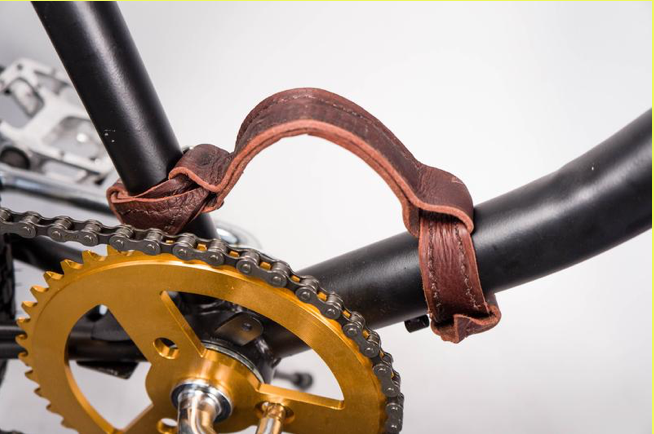 Cargador de bicicletas en piel
