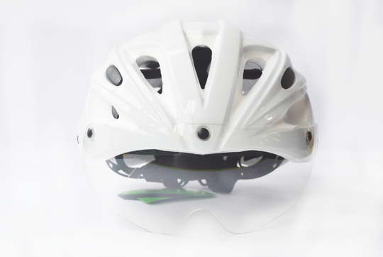 CASCO CON GAFAS WHITE