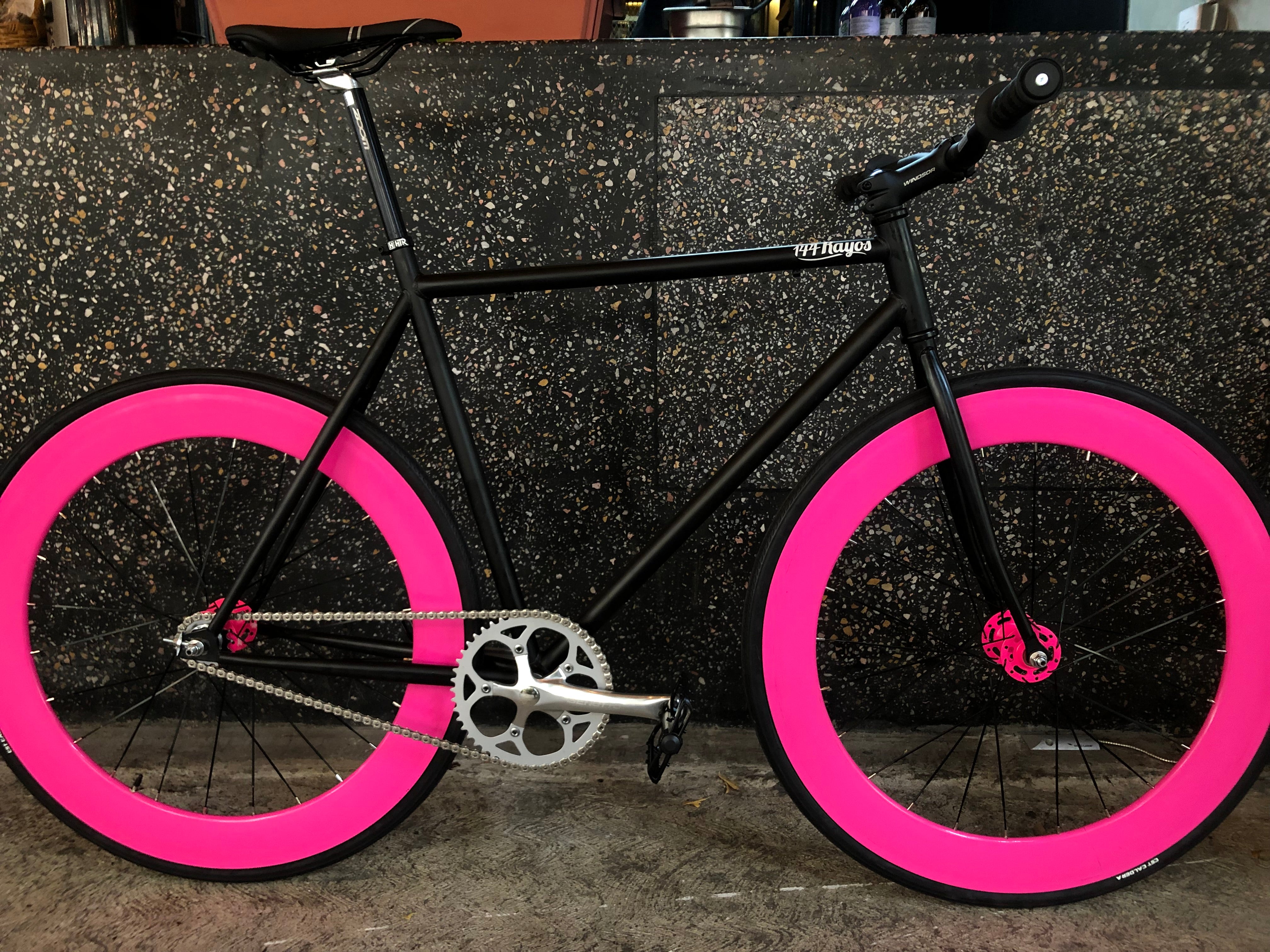 Fixie pink black on sale